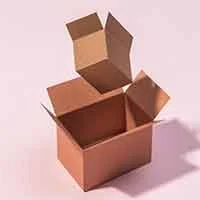 carton falling into a larger carton