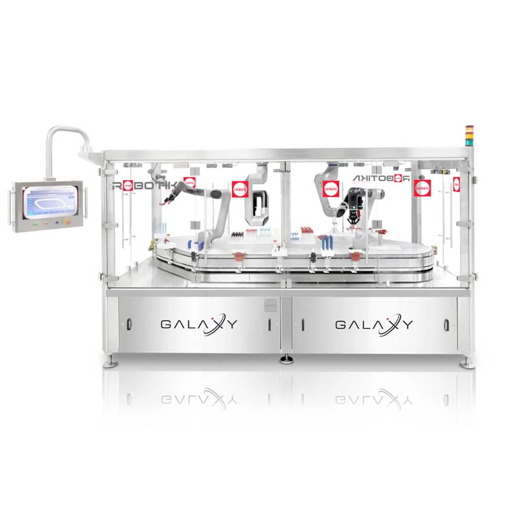 Galaxy robotic system for pharmaceutical packaging