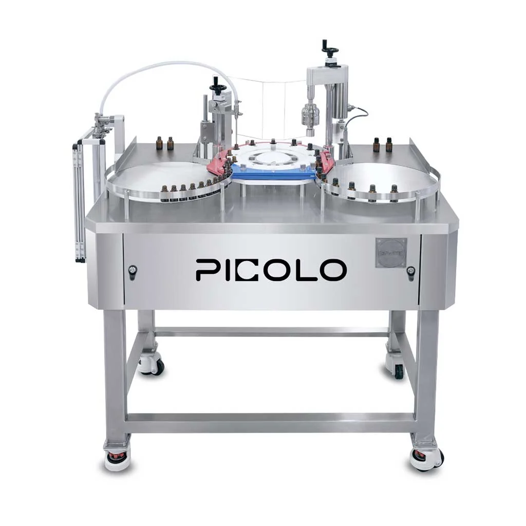 Picolo tabletop counting filling and tightening machine
