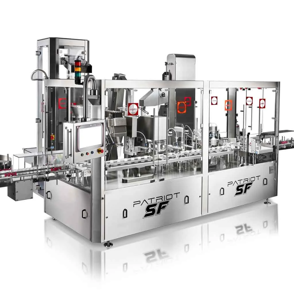 PatriotSF1 solid dosage count and fill system for tablets, caplets, capsules and softgels