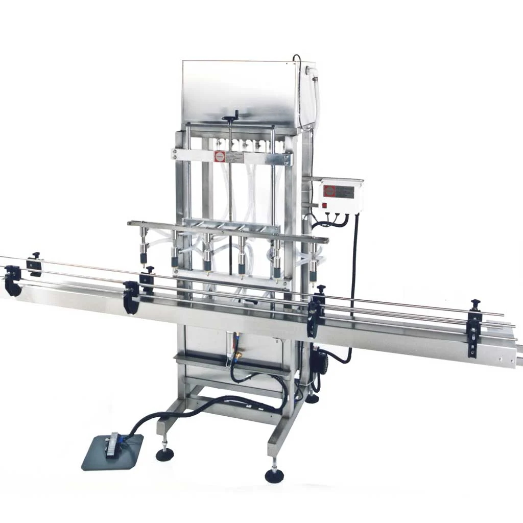 FlowThrough semi-automatic tabletop liquid filling machine