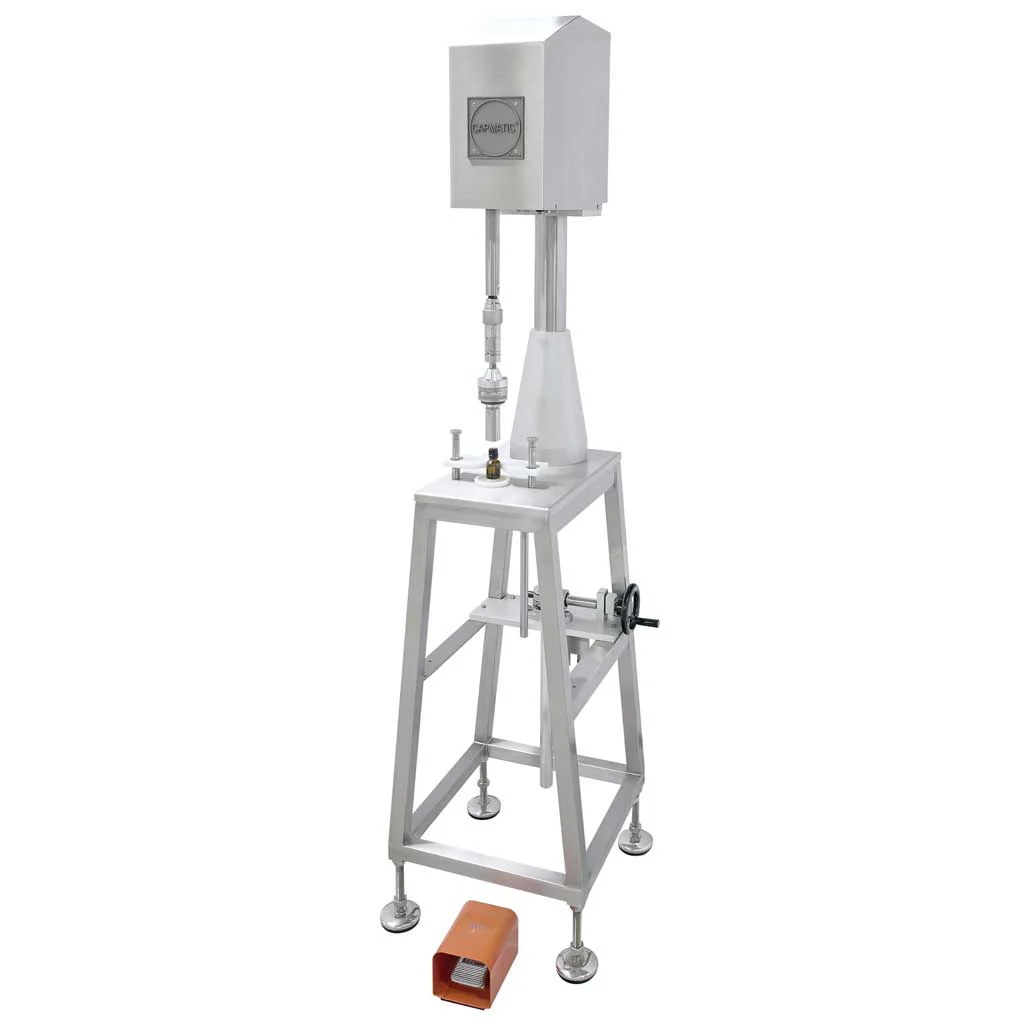 Mini Jolly semi-automatic tabletop screw capping and tightening machine